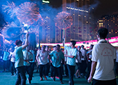 Fire Dragon Dance at Tai Hang